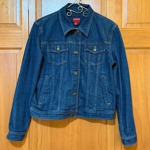 Ralph Lauren Chaps Blue Denim Jacket Size Medium